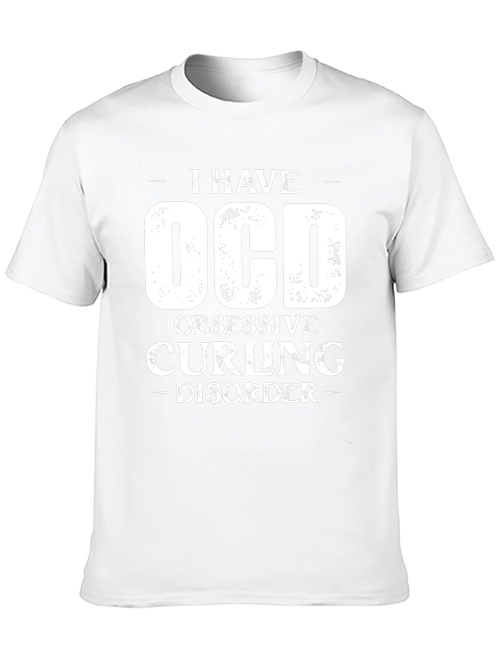 OCD Obsessive Curling Disorder Graphic T-Shirt