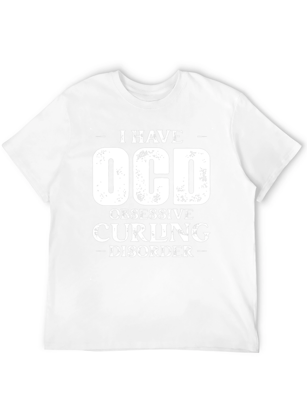 OCD Obsessive Curling Disorder Graphic T-Shirt