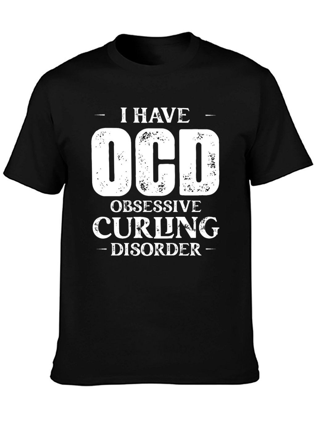 OCD Obsessive Curling Disorder Graphic T-Shirt