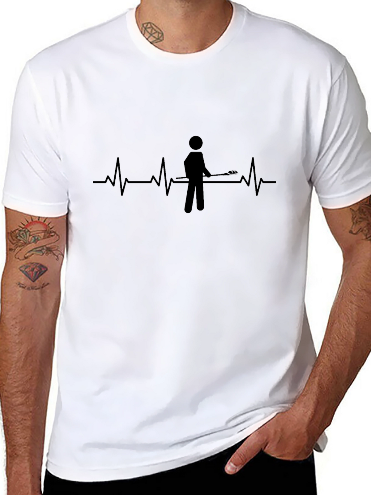 Lacrosse Heartbeat T-Shirt | Sport Tee