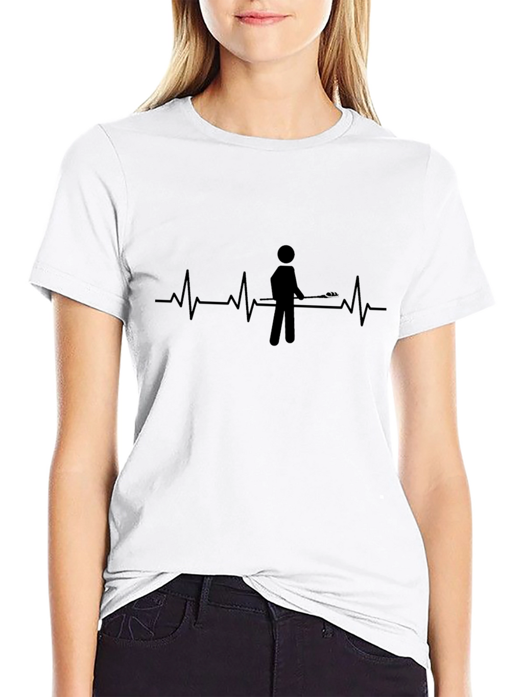 Lacrosse Heartbeat T-Shirt | Sport Tee