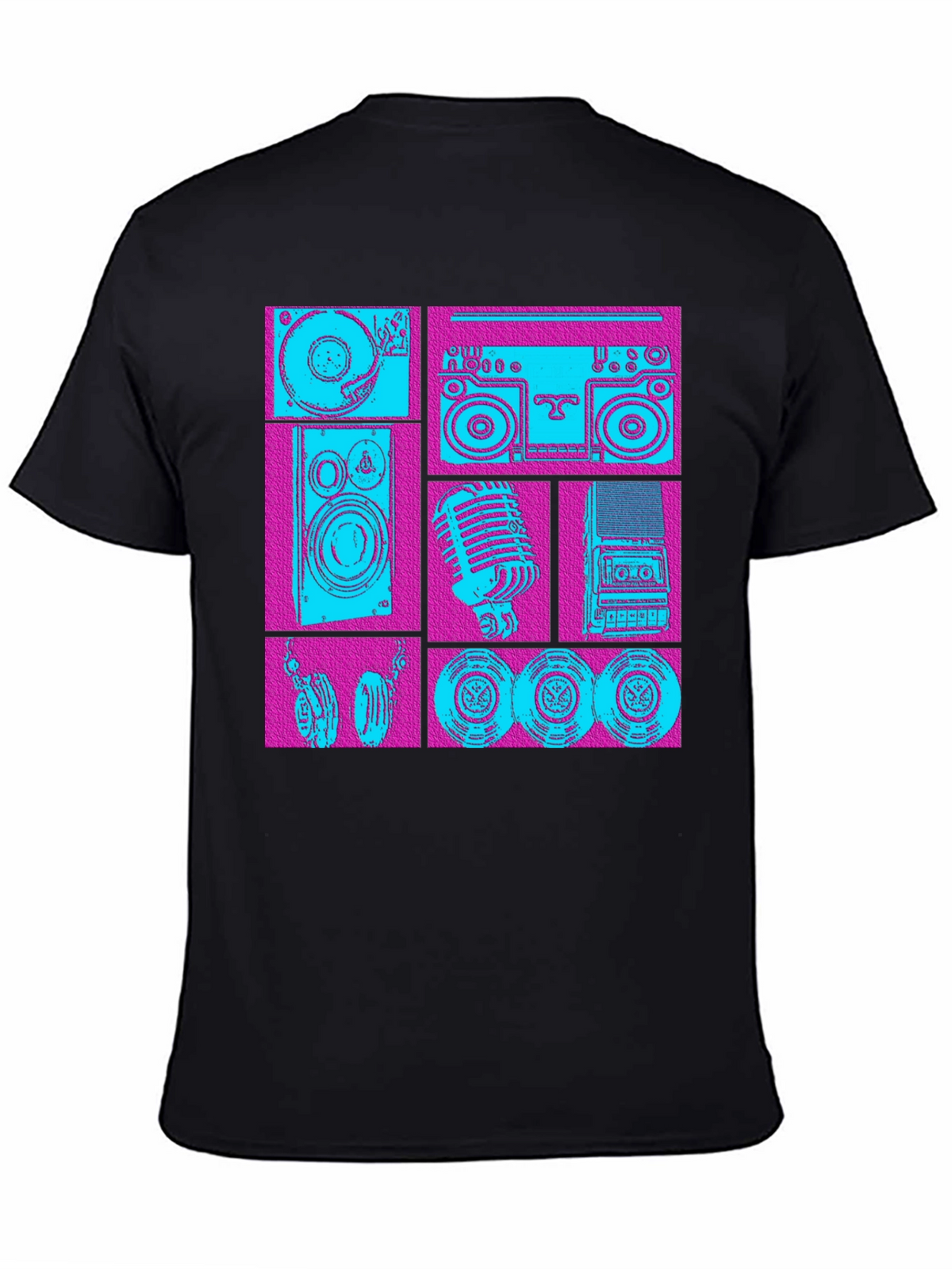 Retro Music Graphic T-Shirt