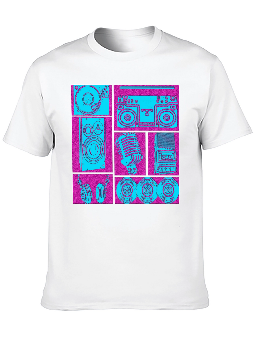 Retro Music Graphic T-Shirt