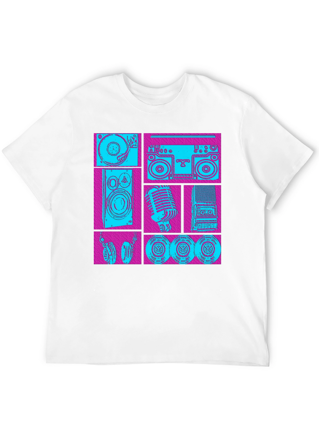 Retro Music Graphic T-Shirt