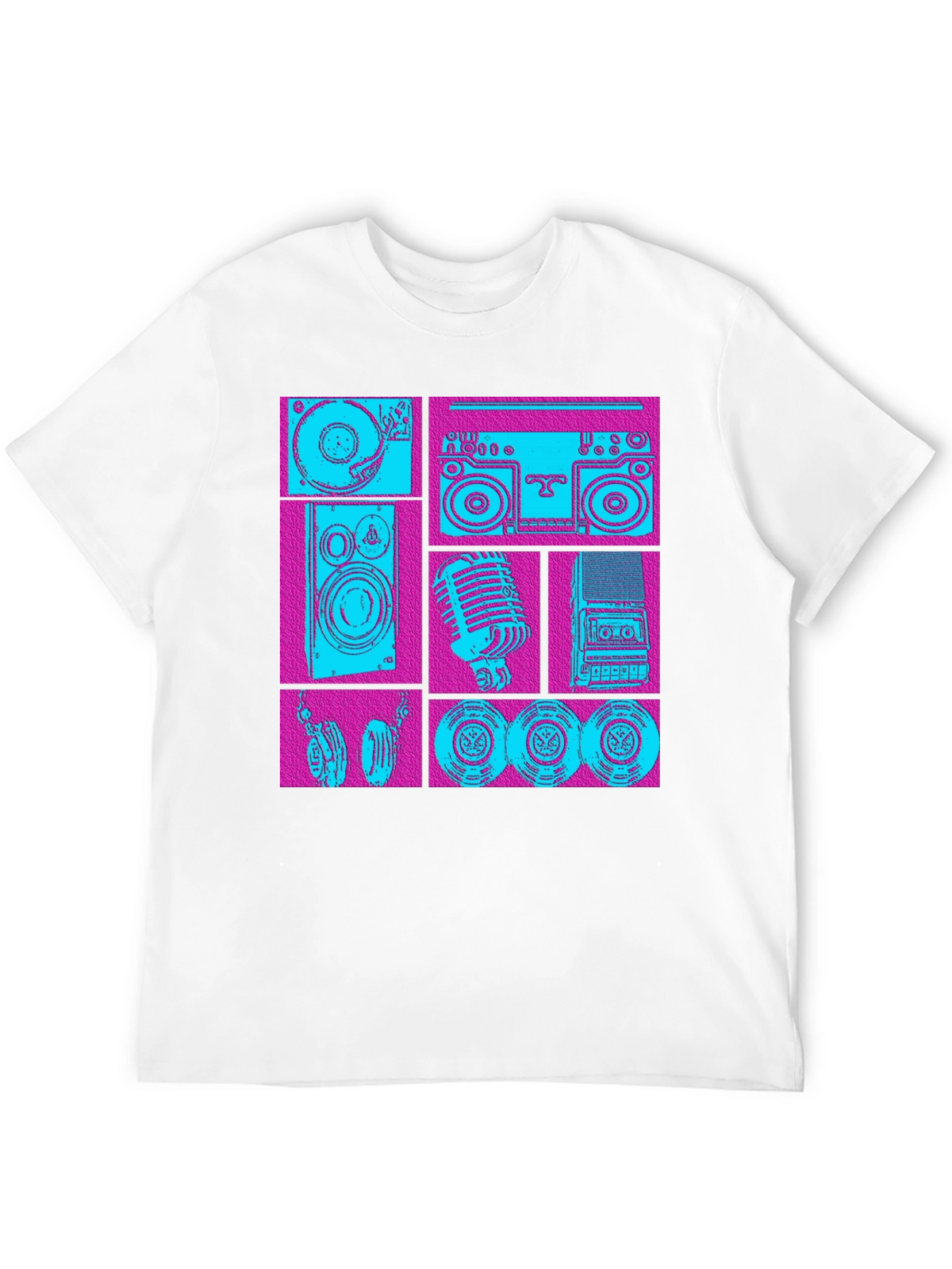 Retro Music Graphic T-Shirt