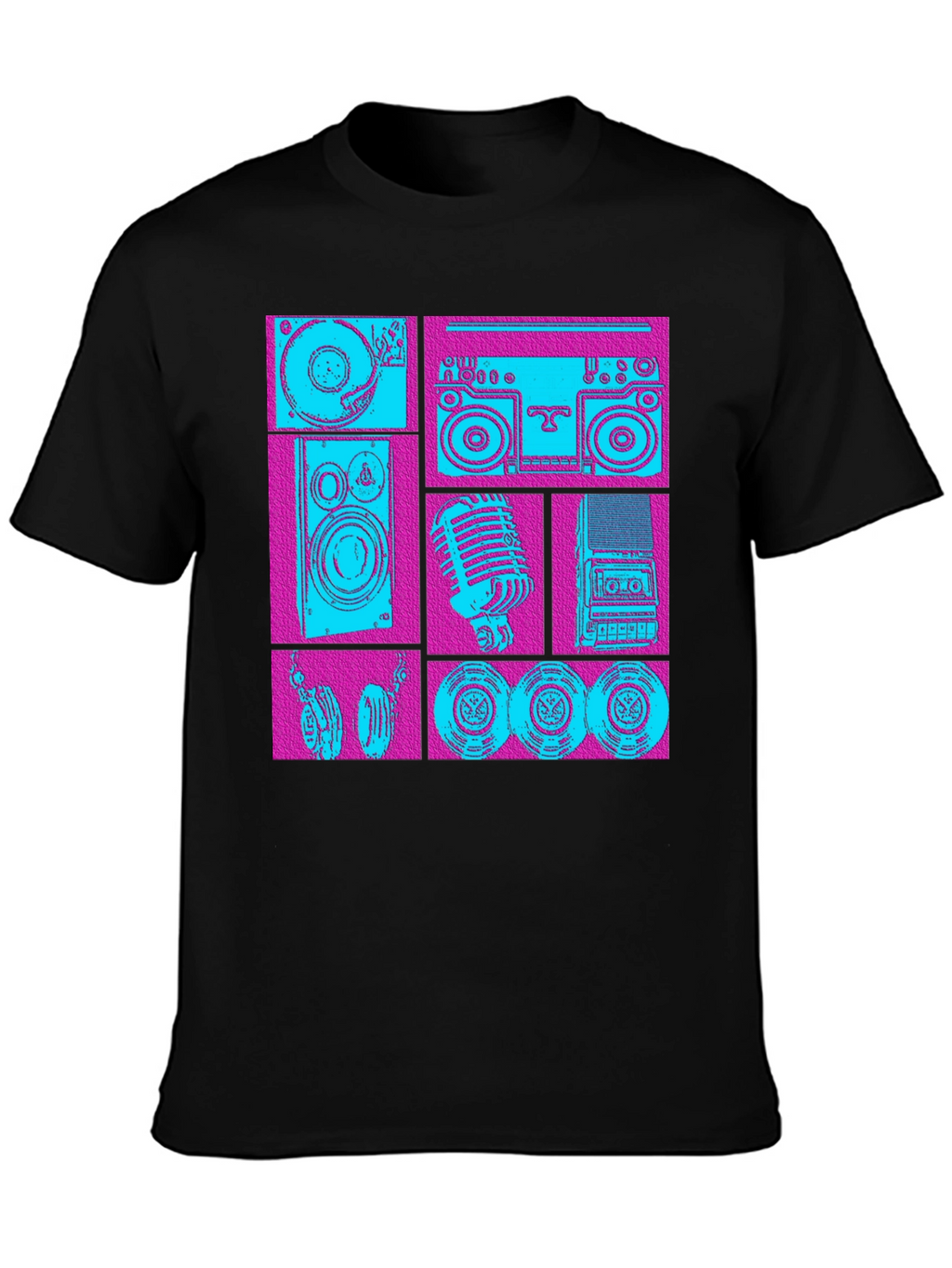 Retro Music Graphic T-Shirt