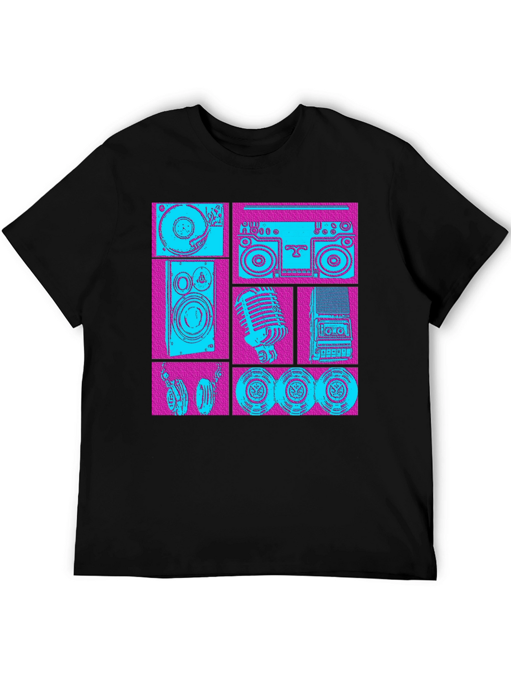 Retro Music Graphic T-Shirt