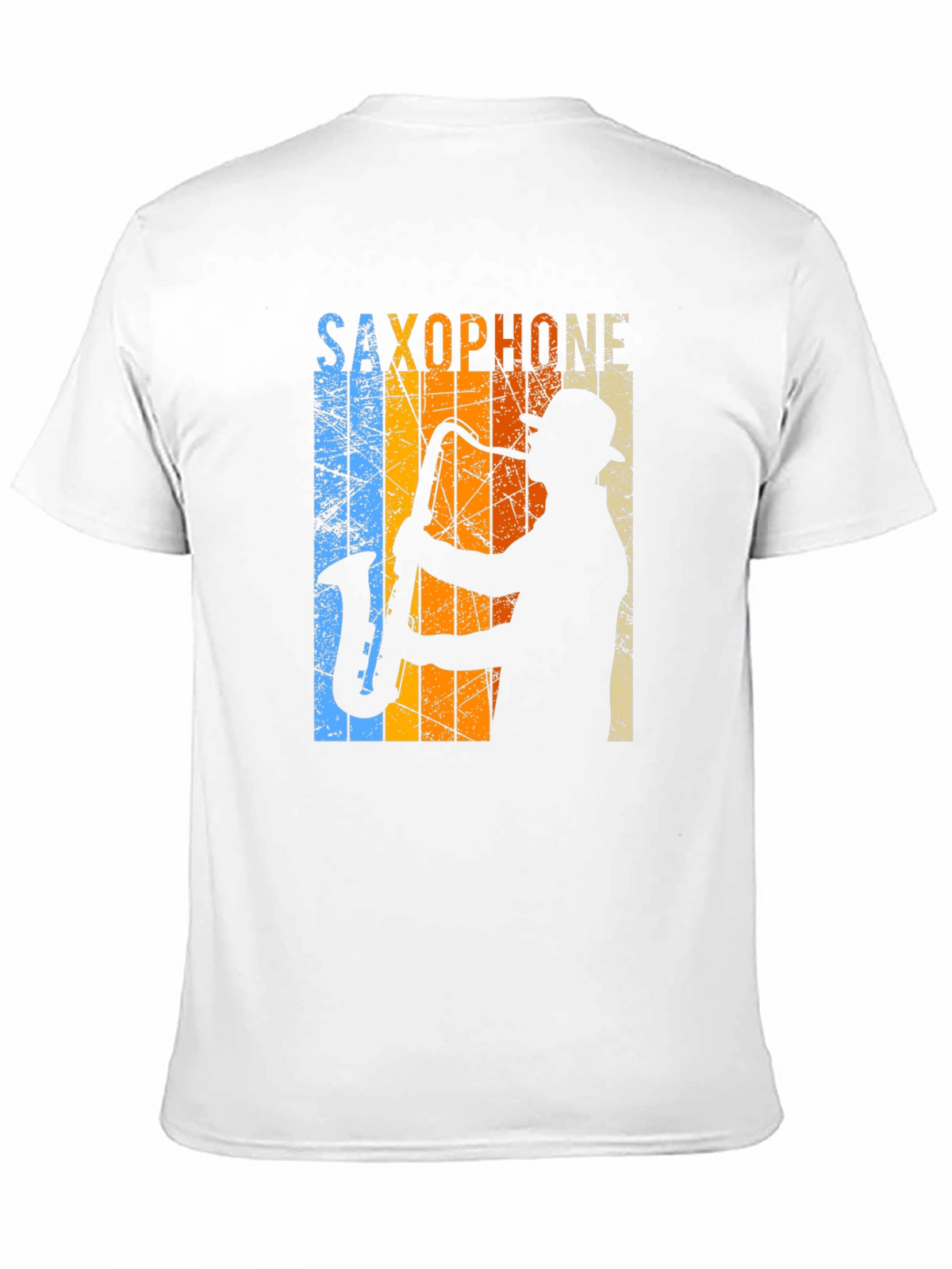 Retro Saxophone Player Graphic T-Shirt