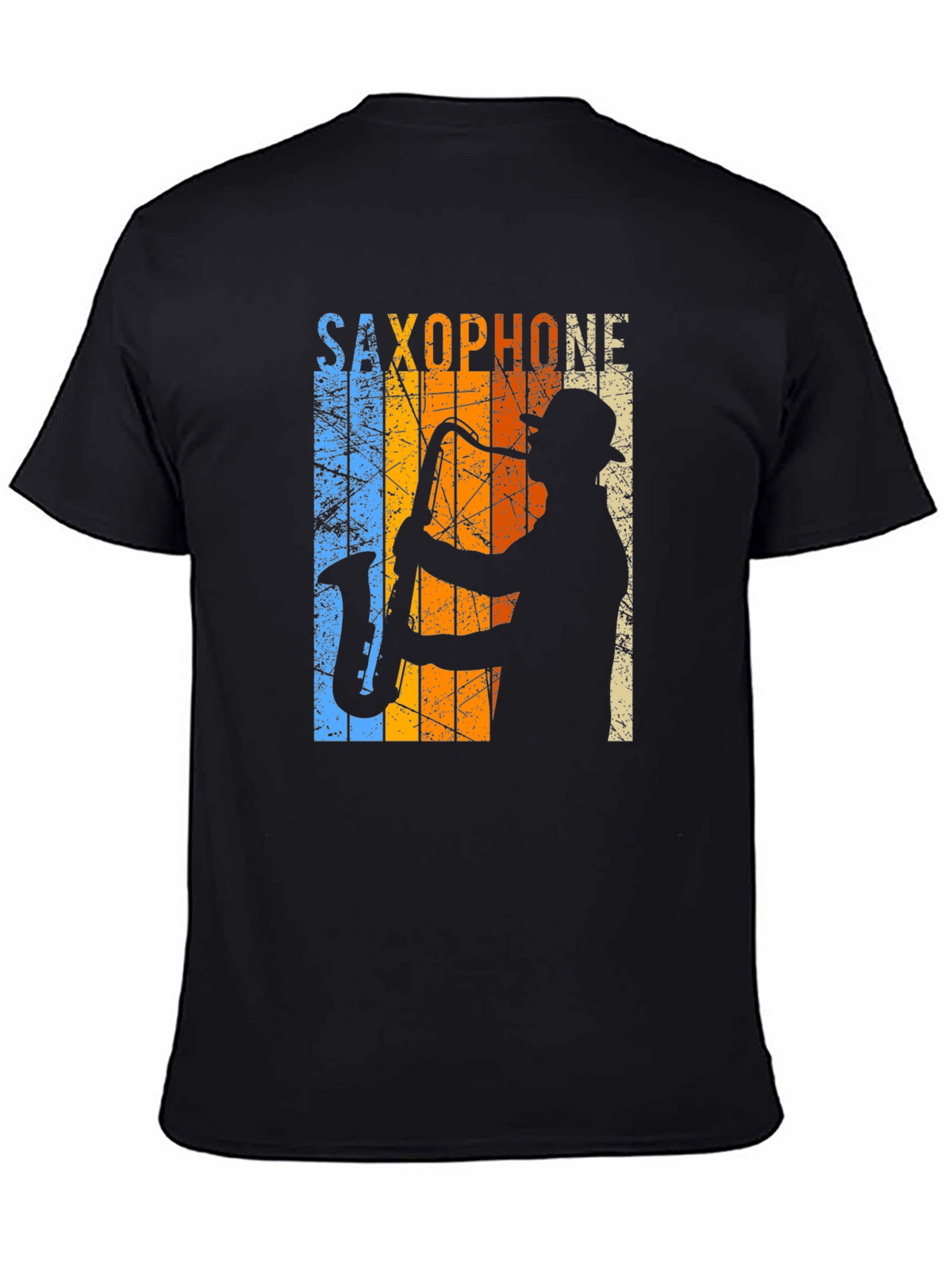 Retro Saxophone Player Graphic T-Shirt