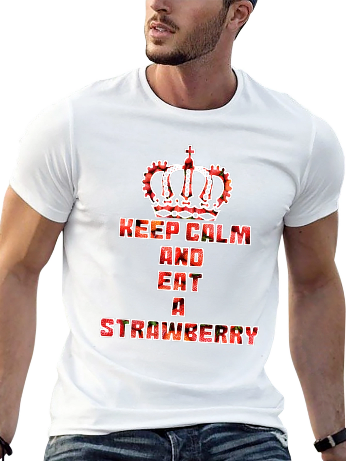 Keep Calm Strawberry T-Shirt