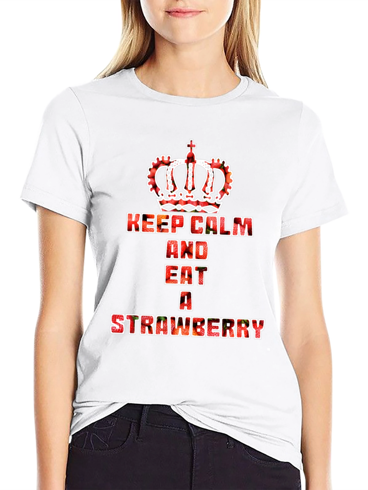 Keep Calm Strawberry T-Shirt