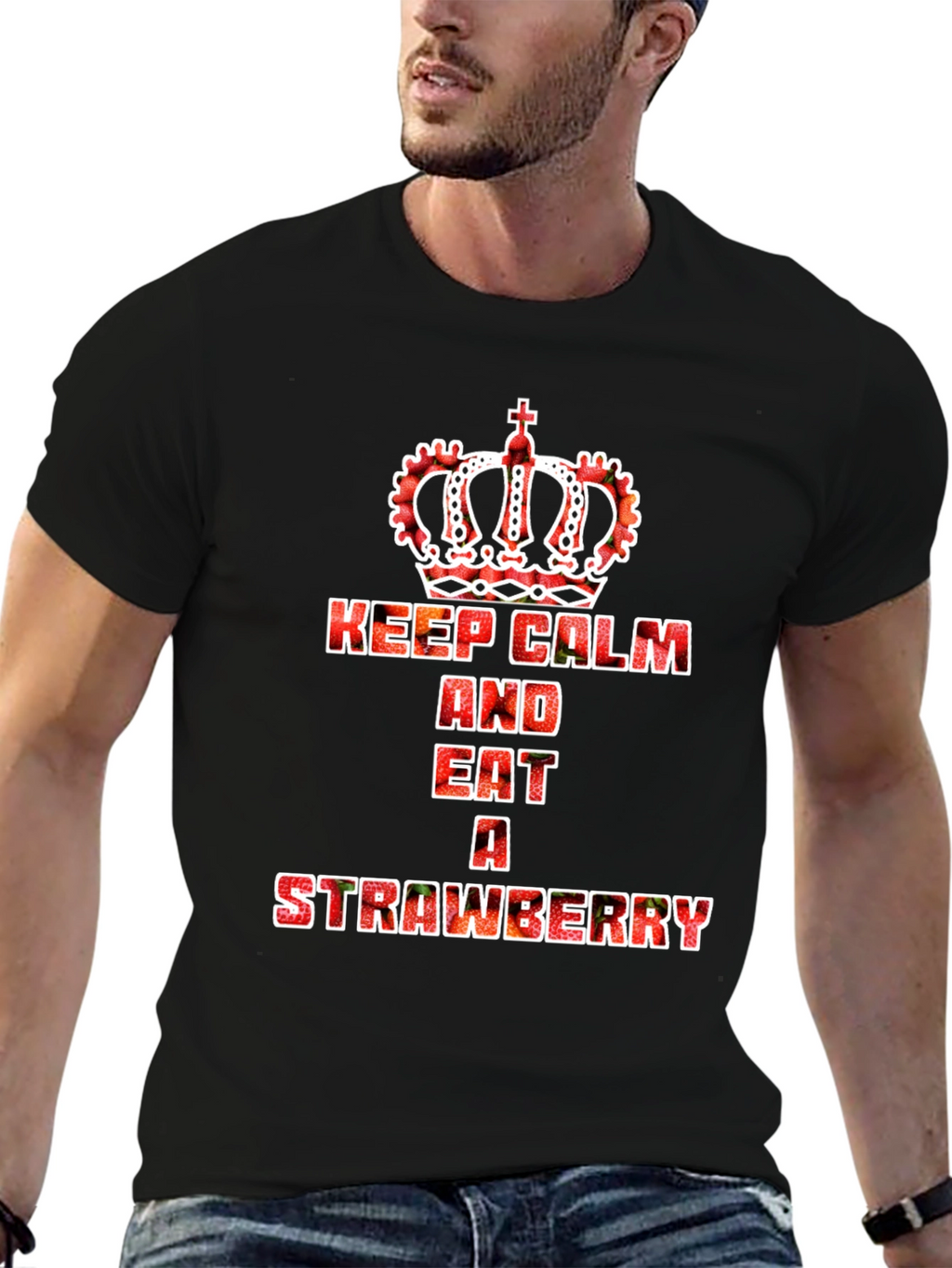 Keep Calm Strawberry T-Shirt