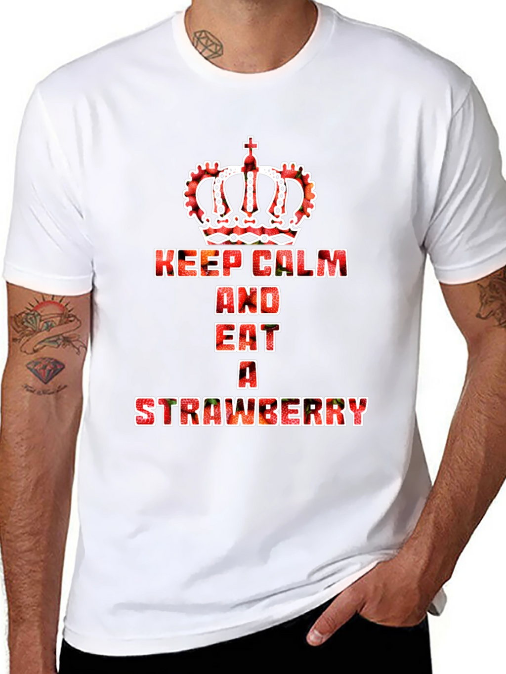 Keep Calm Strawberry T-Shirt