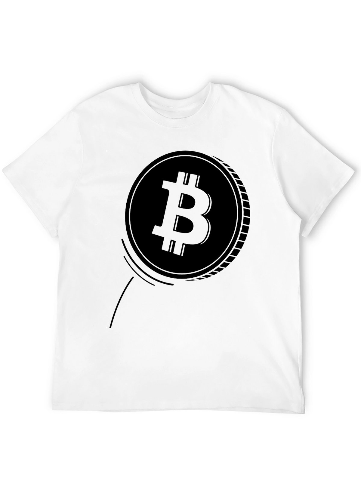 Bitcoin Graphic Black T-Shirt - Crypto Fashion