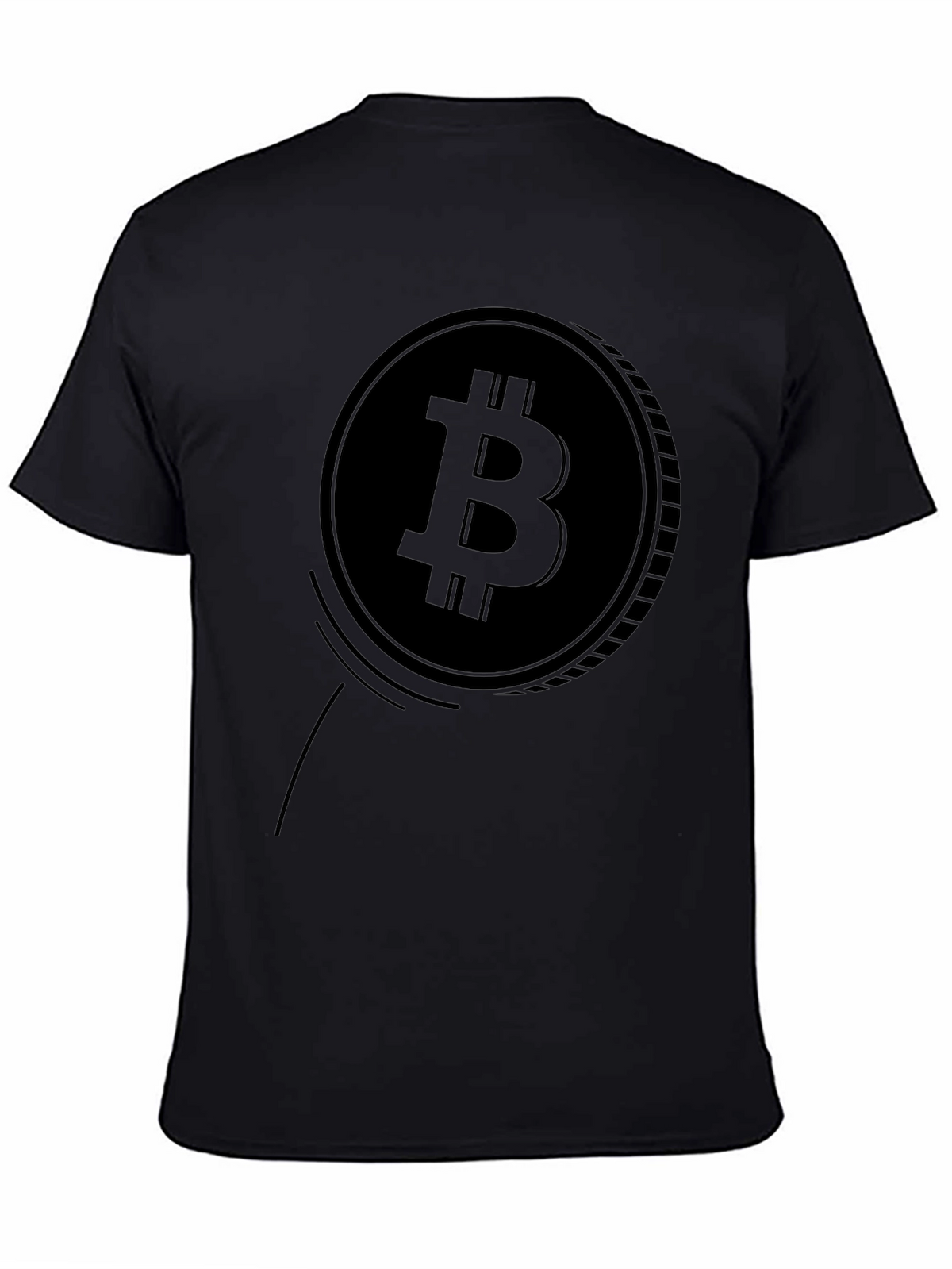 Bitcoin Graphic Black T-Shirt - Crypto Fashion