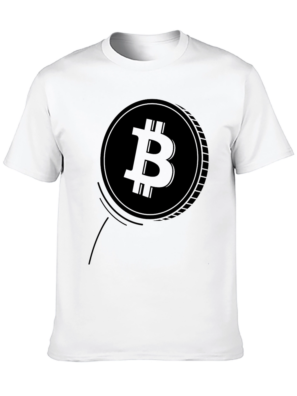 Bitcoin Graphic Black T-Shirt - Crypto Fashion