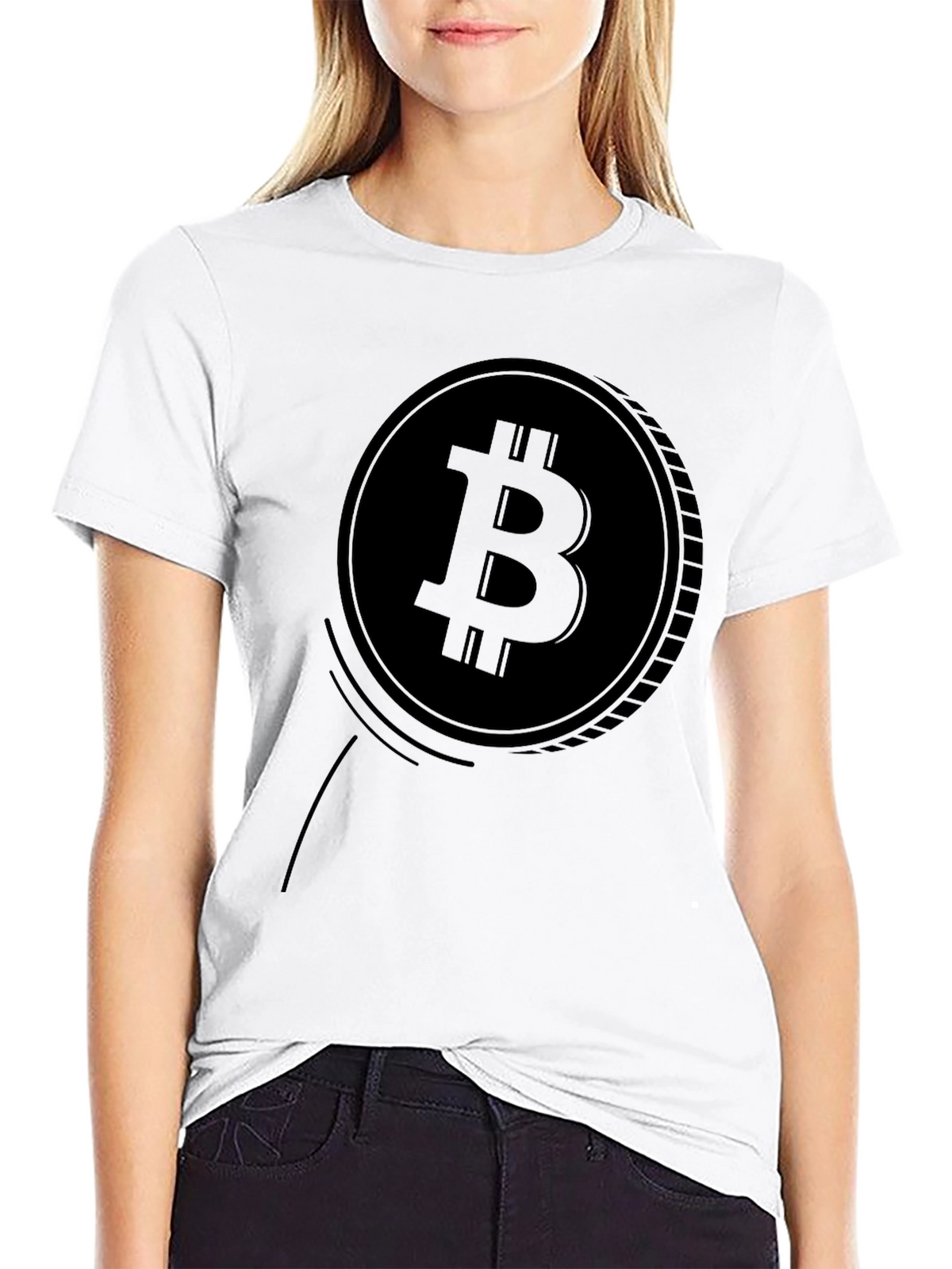 Bitcoin Graphic Black T-Shirt - Crypto Fashion