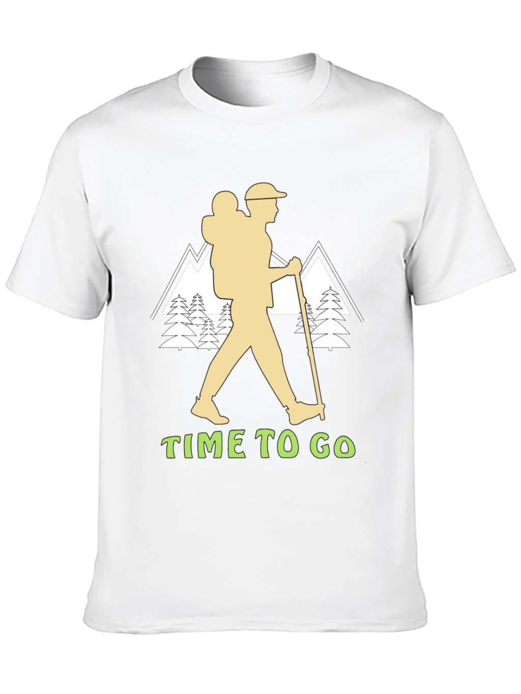 Time to Go Hiking T-Shirt - Adventure Ready