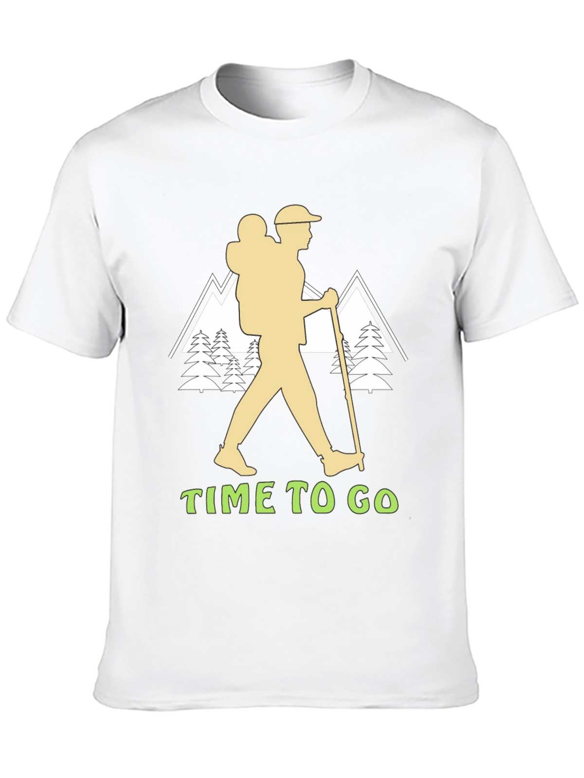 Time to Go Hiking T-Shirt - Adventure Ready