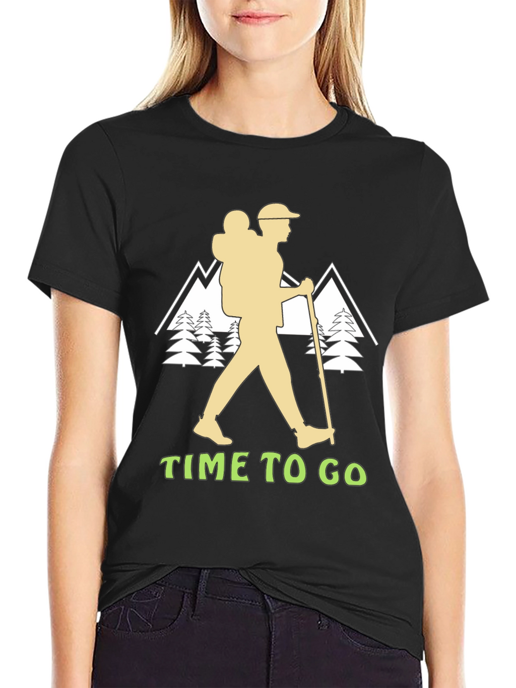 Time to Go Hiking T-Shirt - Adventure Ready