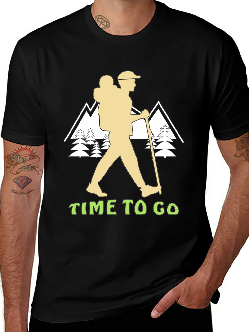 Time to Go Hiking T-Shirt - Adventure Ready