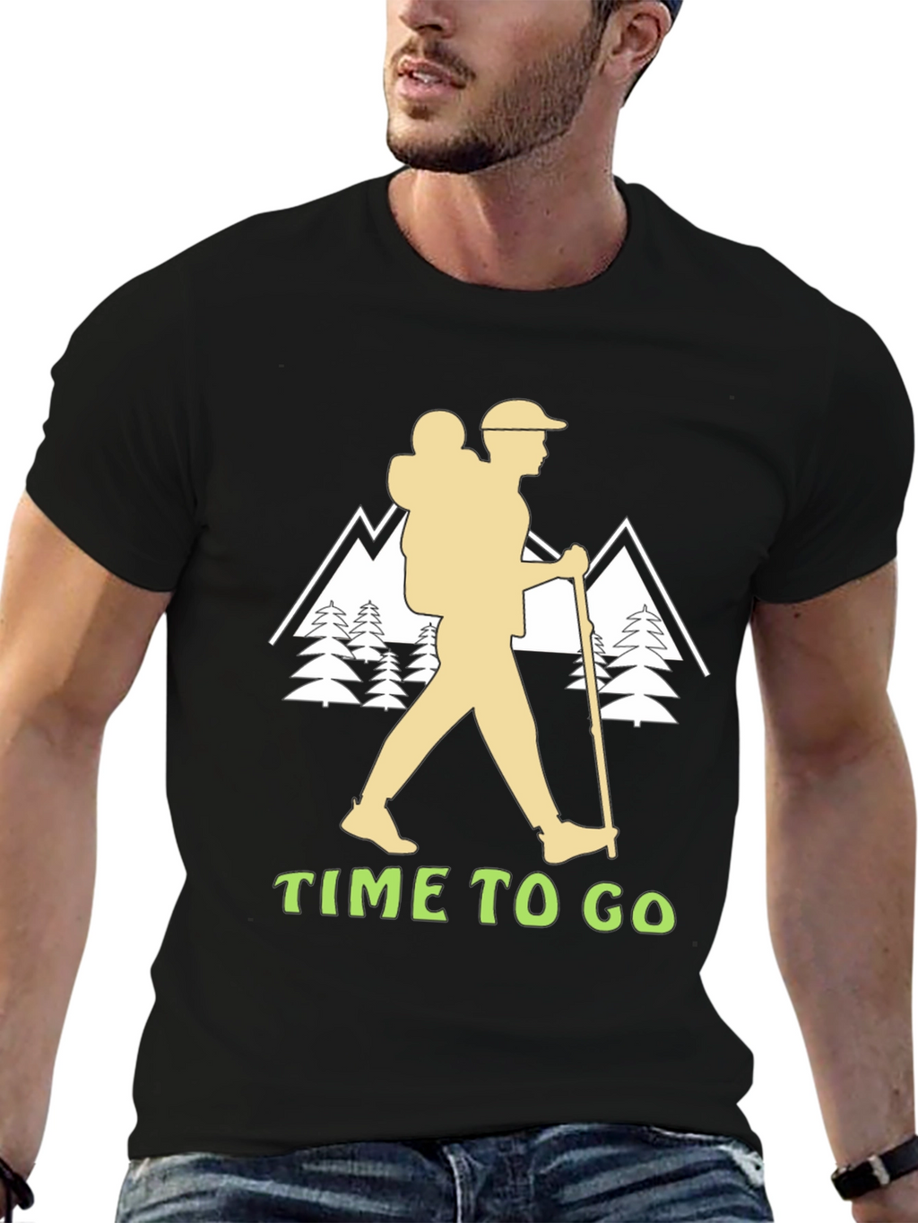 Time to Go Hiking T-Shirt - Adventure Ready