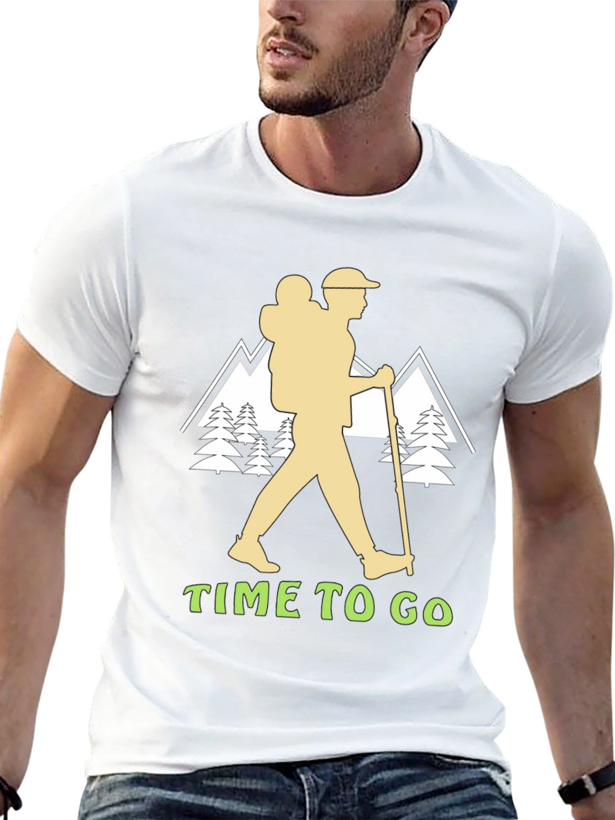 Time to Go Hiking T-Shirt - Adventure Ready