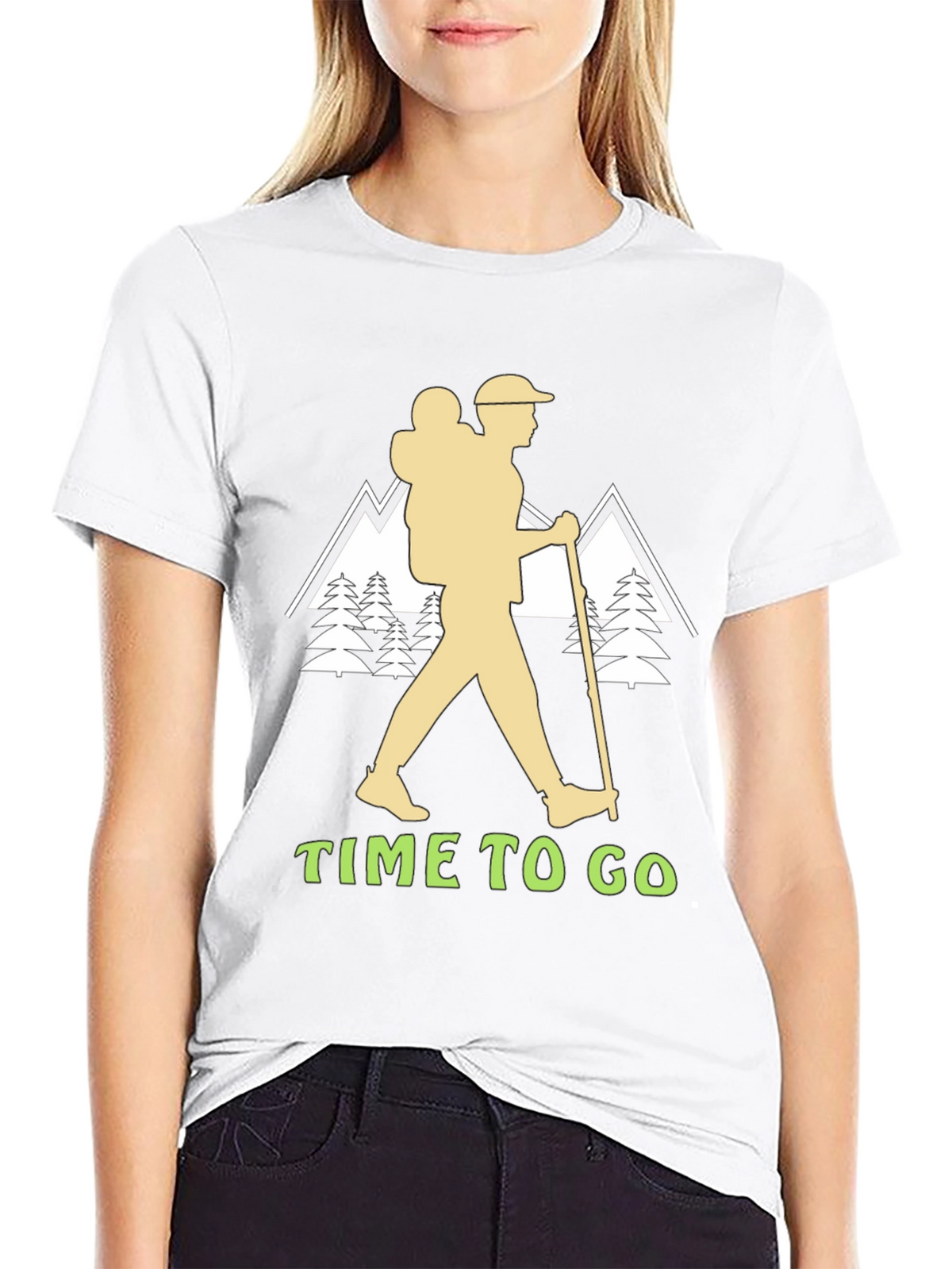 Time to Go Hiking T-Shirt - Adventure Ready