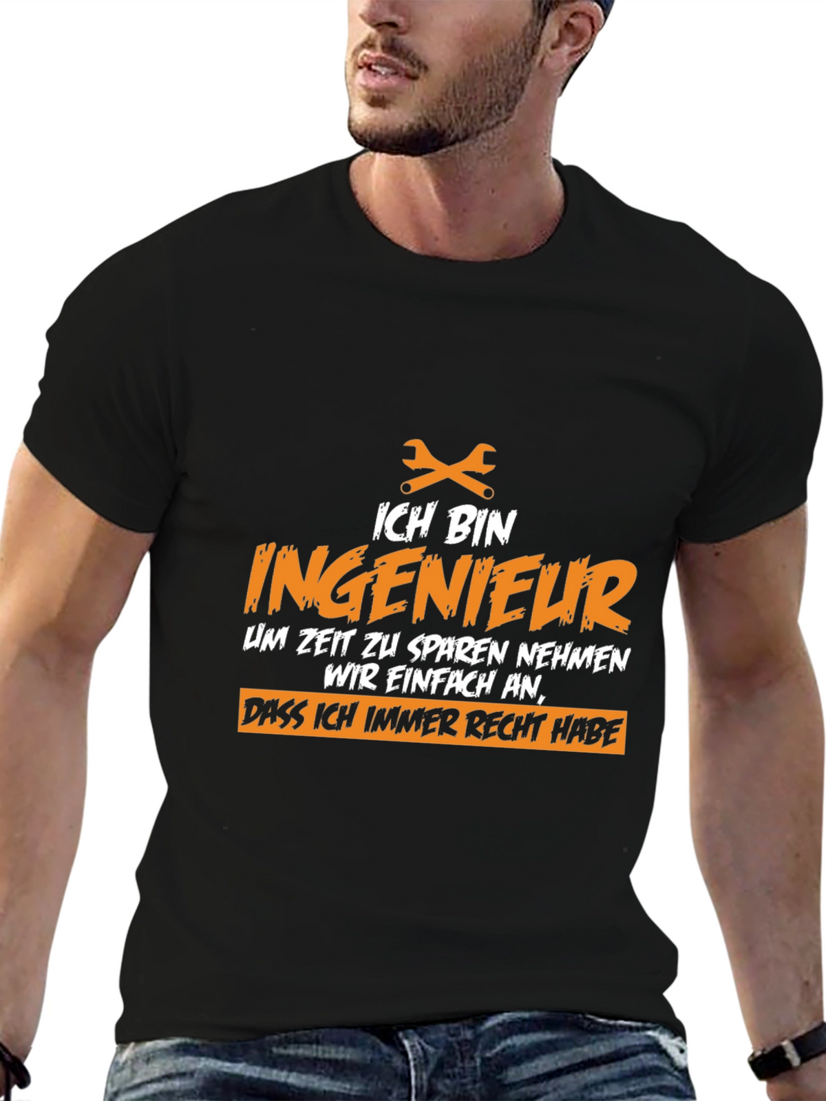 Ich Bin Ingenieur T-Shirt - Engineer Humor Tee