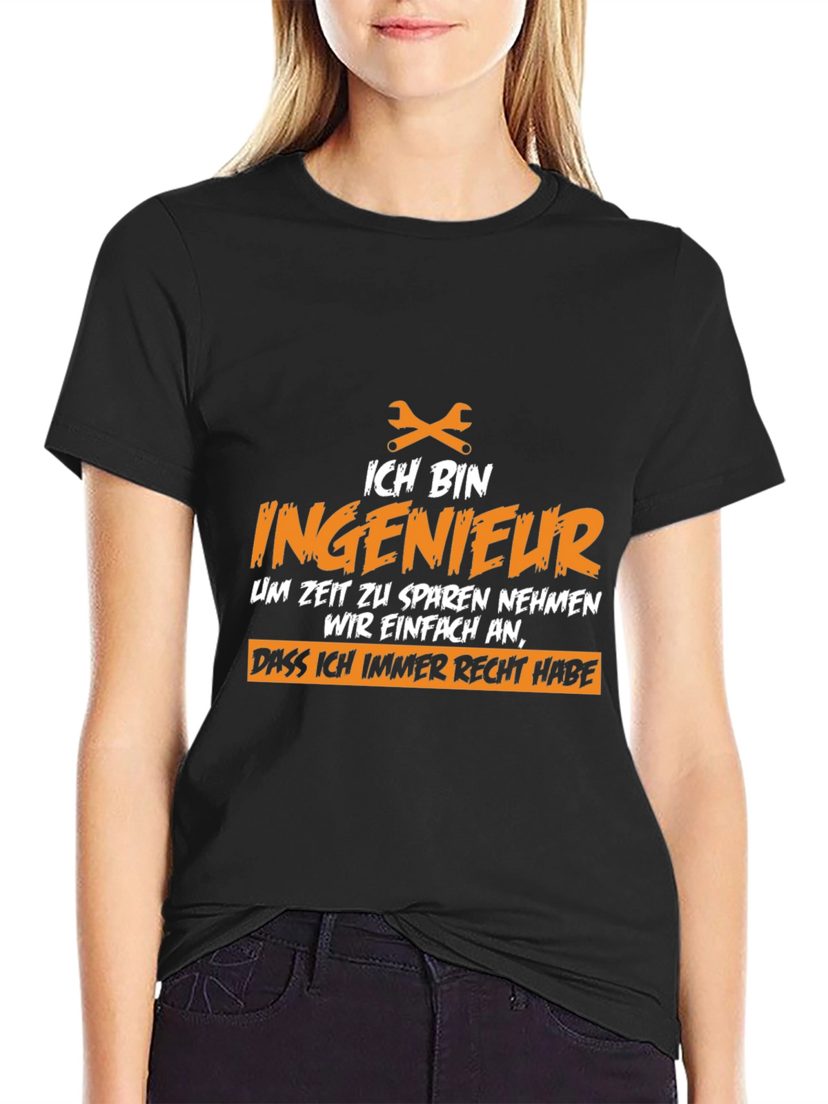 Ich Bin Ingenieur T-Shirt - Engineer Humor Tee