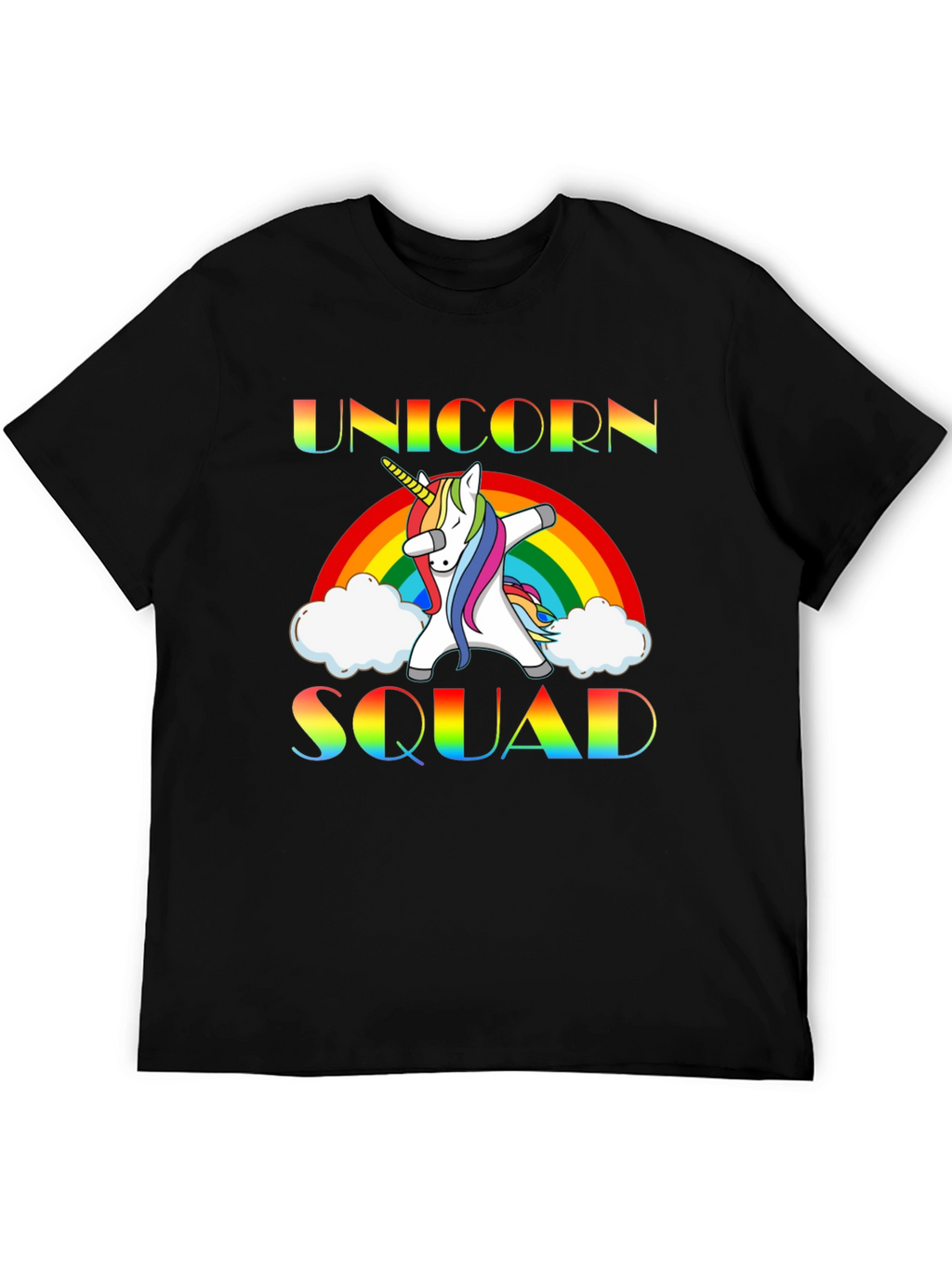 Unicorn Squad Rainbow Graphic Tee