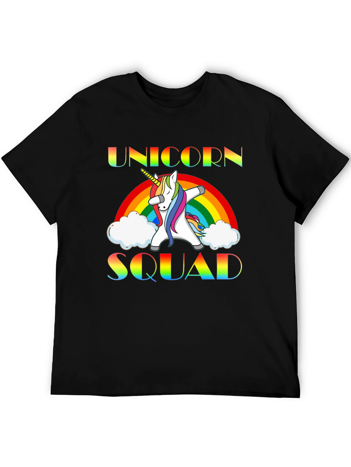 Unicorn Squad Rainbow Graphic Tee