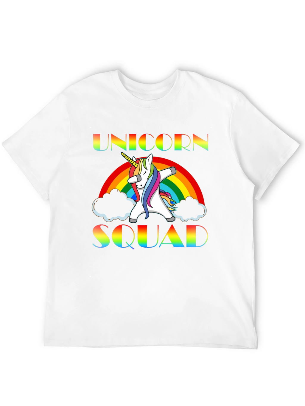 Unicorn Squad Rainbow Graphic Tee