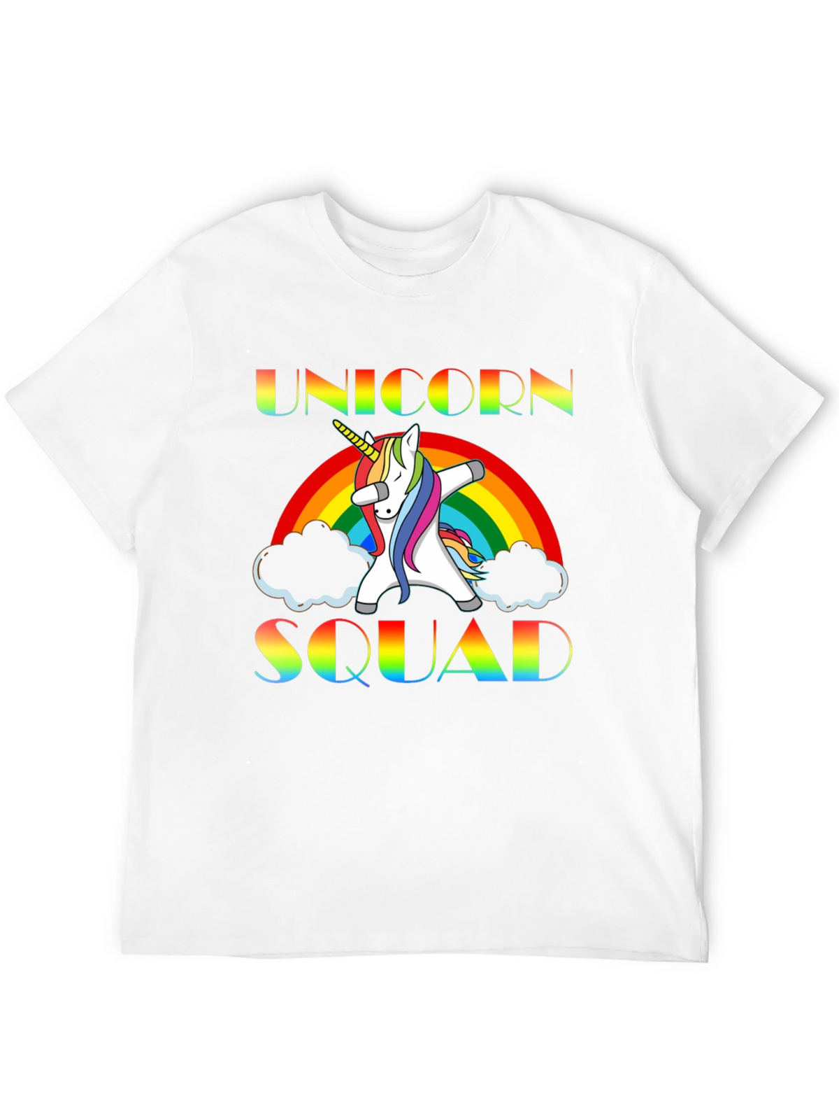 Unicorn Squad Rainbow Graphic Tee