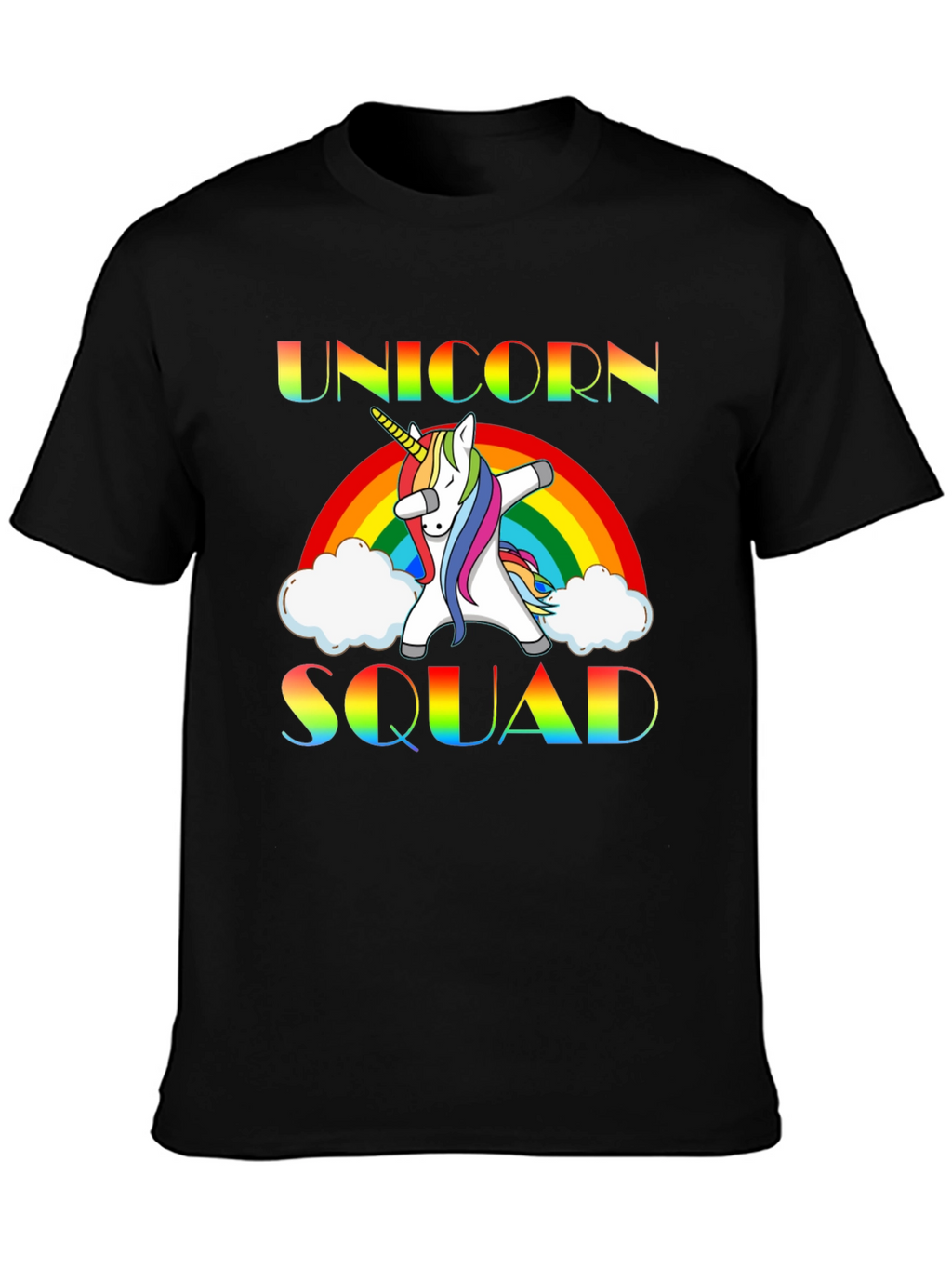 Unicorn Squad Rainbow Graphic Tee