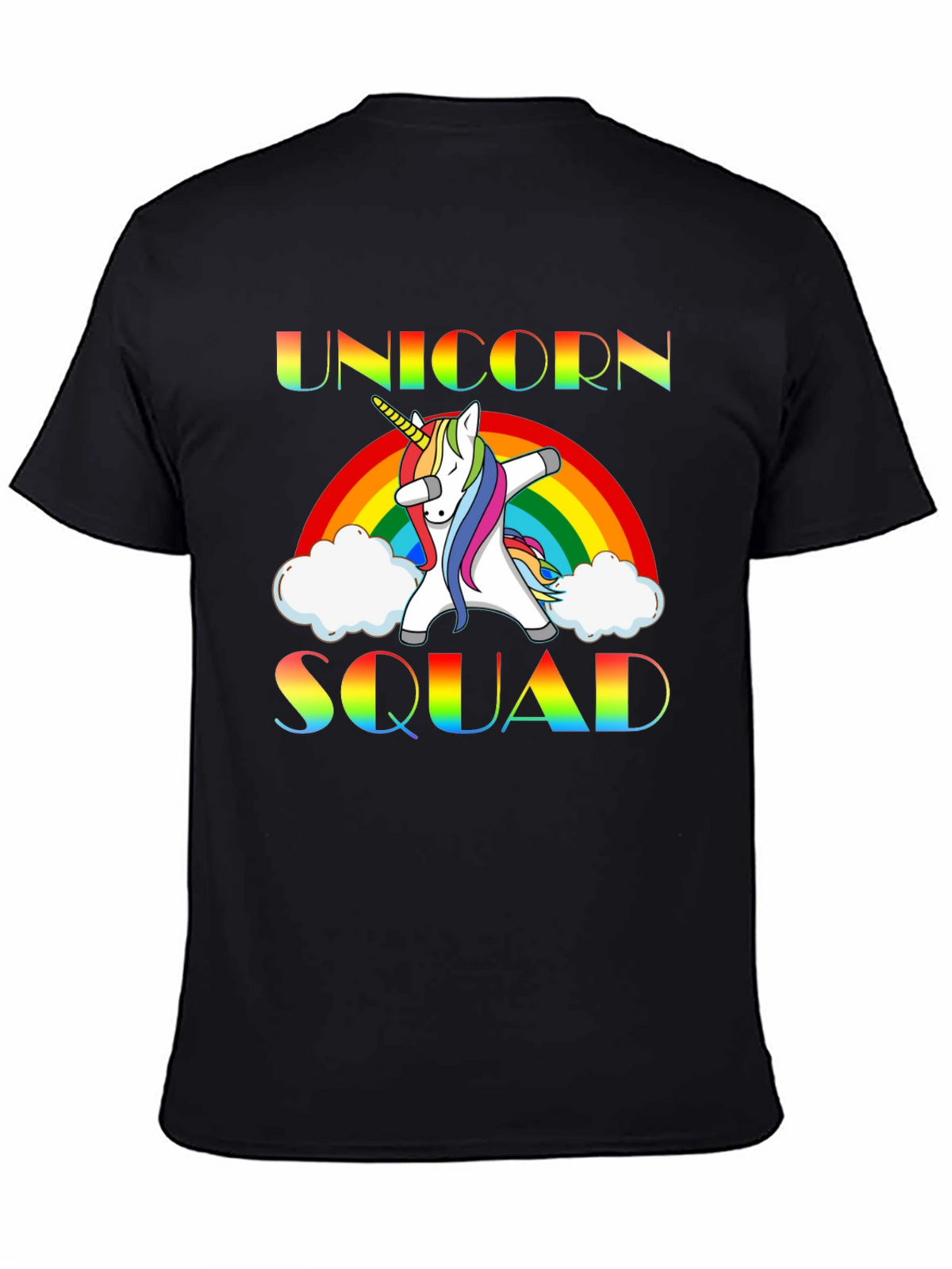 Unicorn Squad Rainbow Graphic Tee