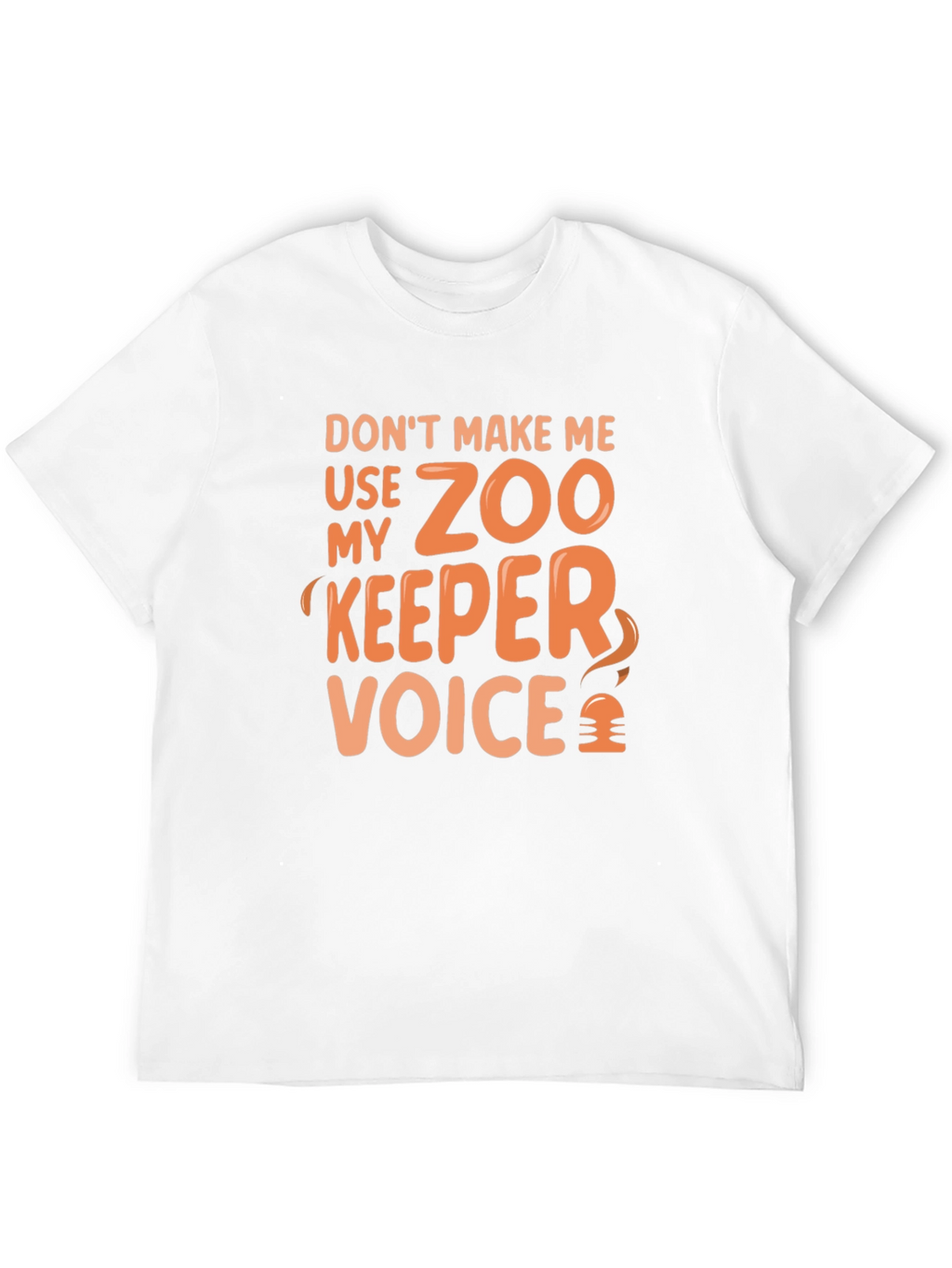 Zoo Keeper Voice Funny Graphic Tee