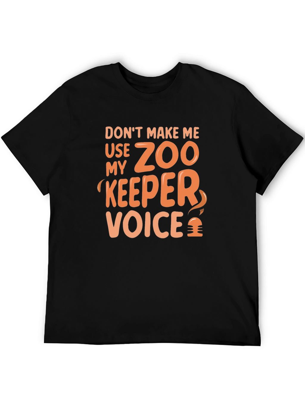 Zoo Keeper Voice Funny Graphic Tee