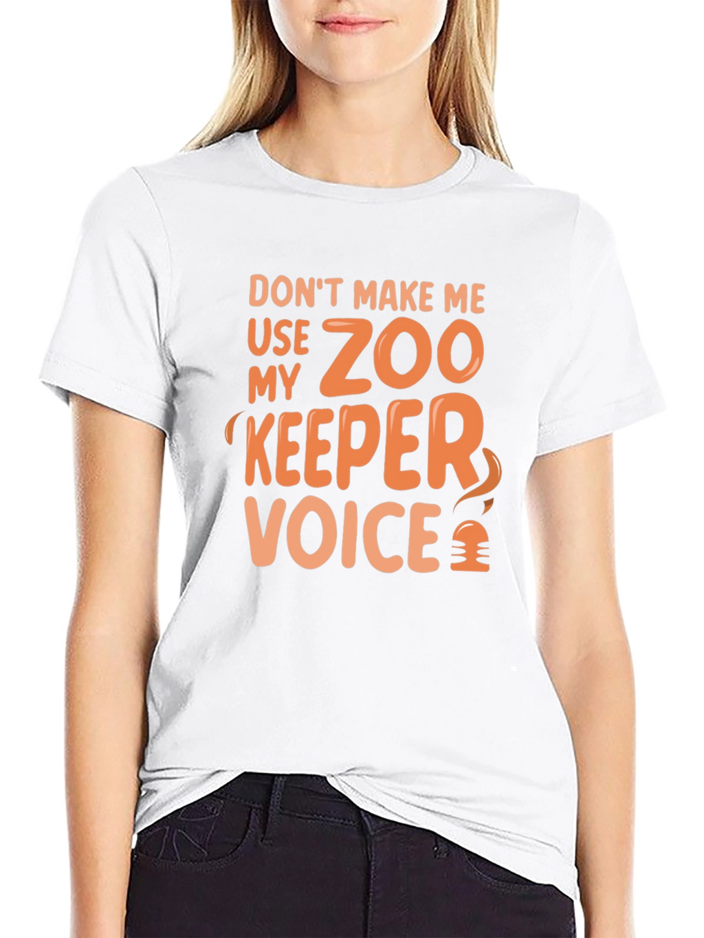 Zoo Keeper Voice Funny Graphic Tee
