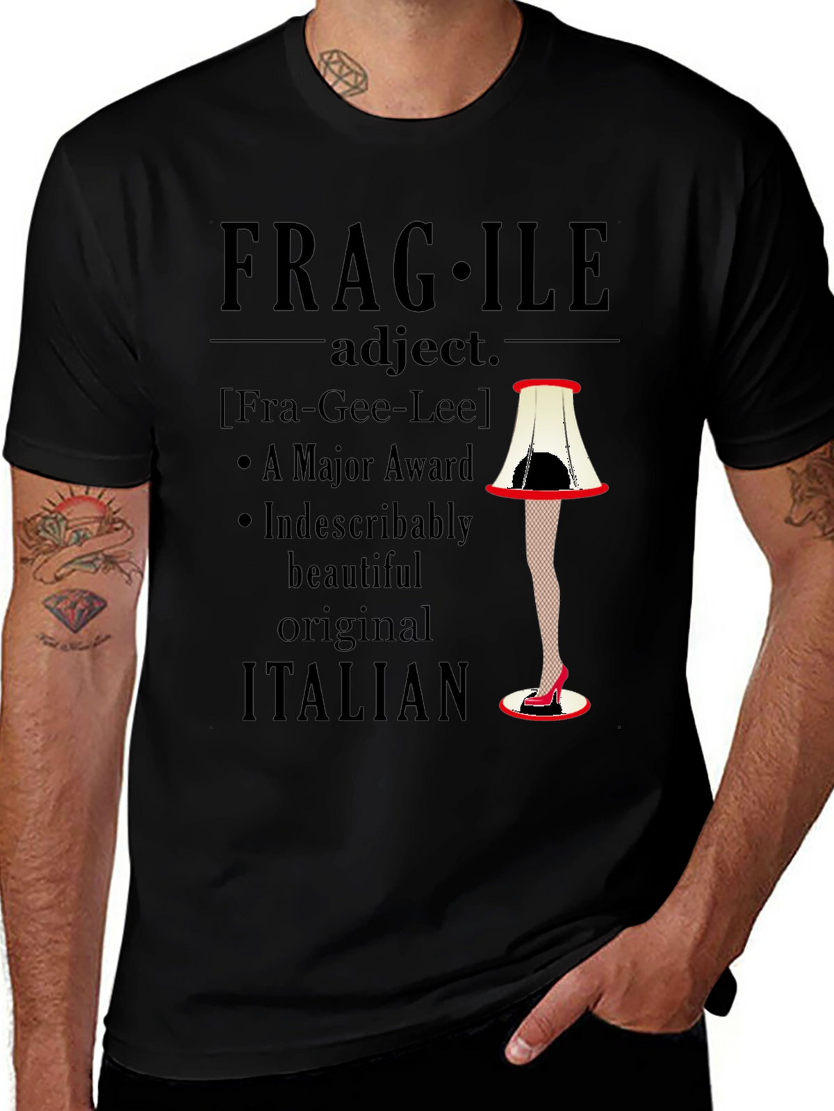 Fragile Leg Lamp T-Shirt - A Major Award!