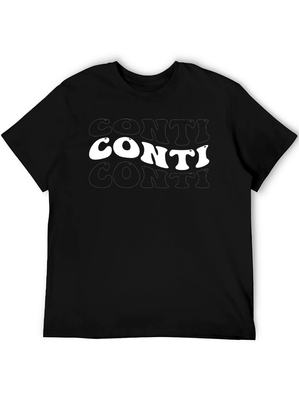 Retro Conti Graphic Tee - Classic Style
