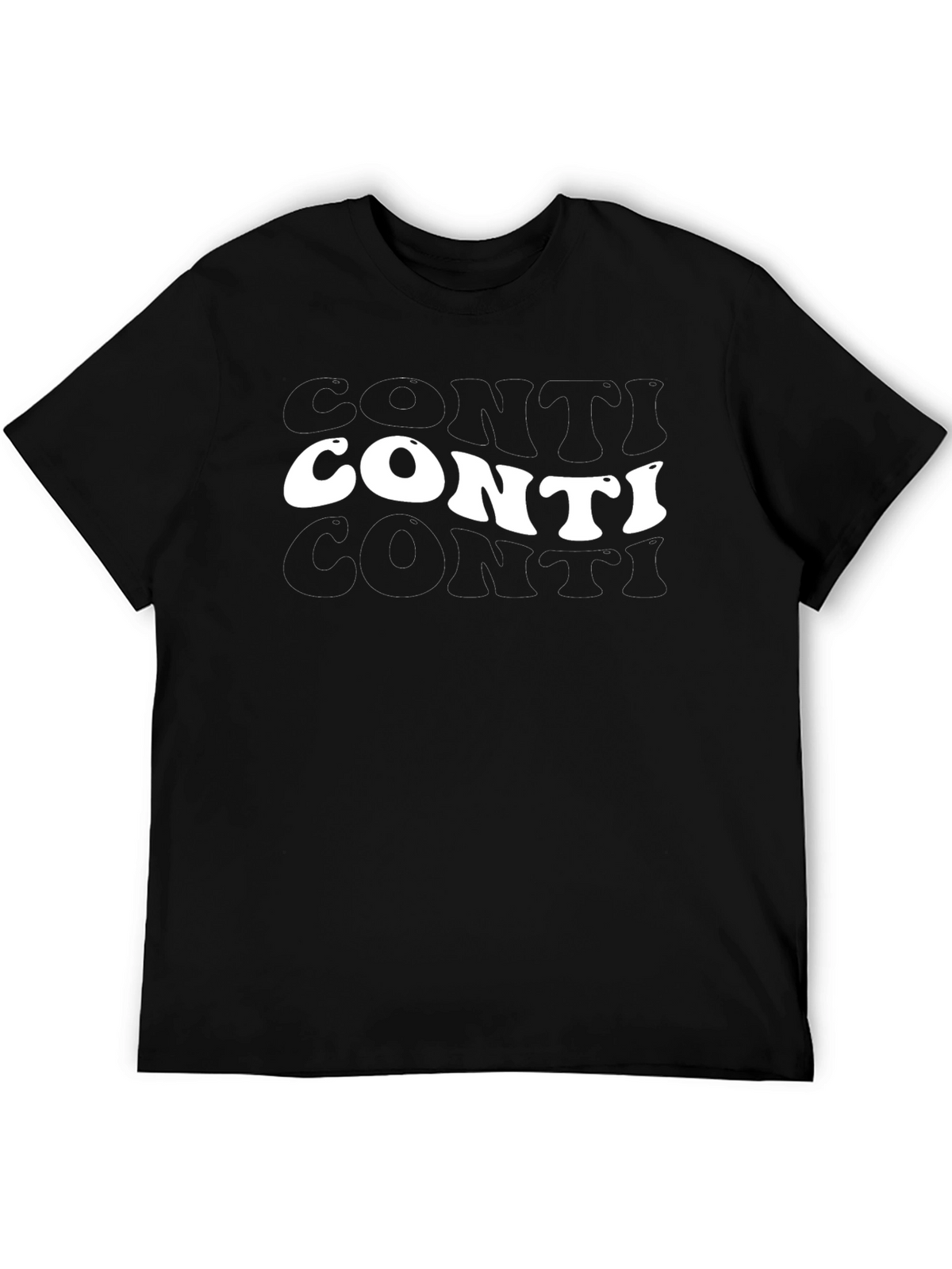 Retro Conti Graphic Tee - Classic Style