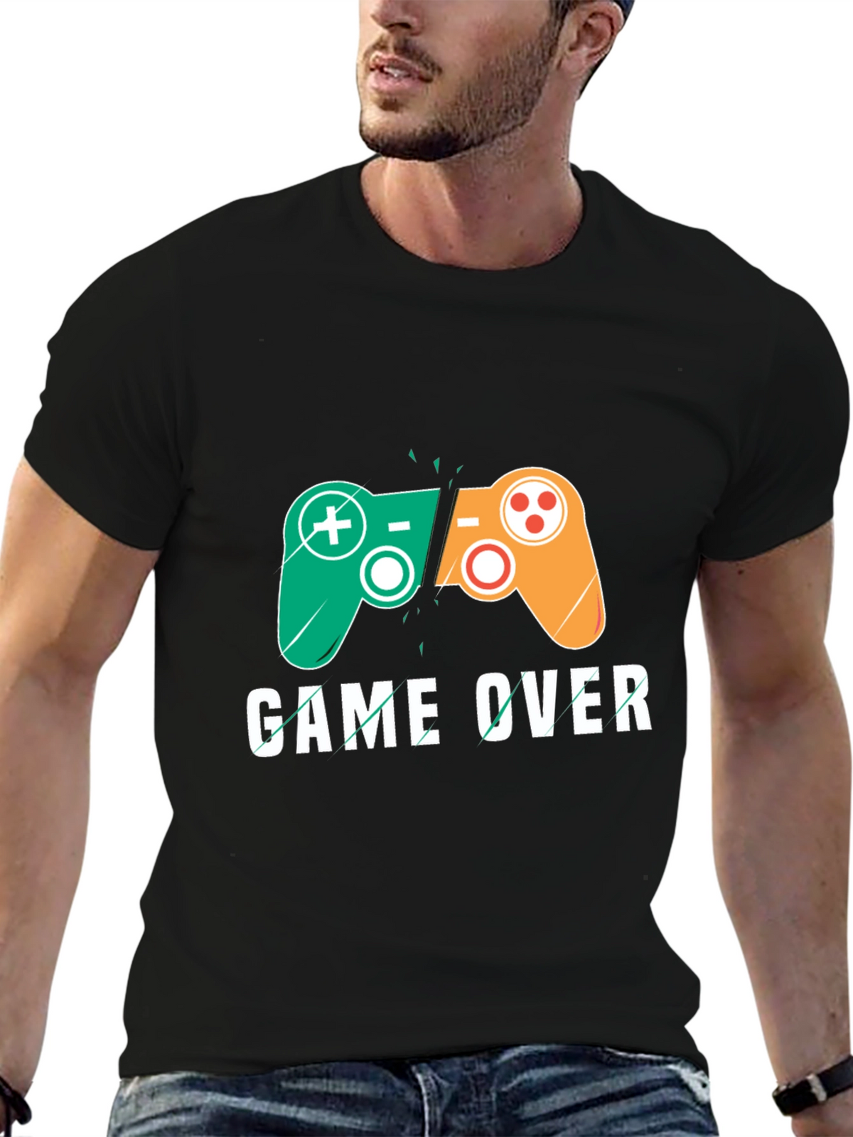 Game Over Graphic Tee - Gamer Style