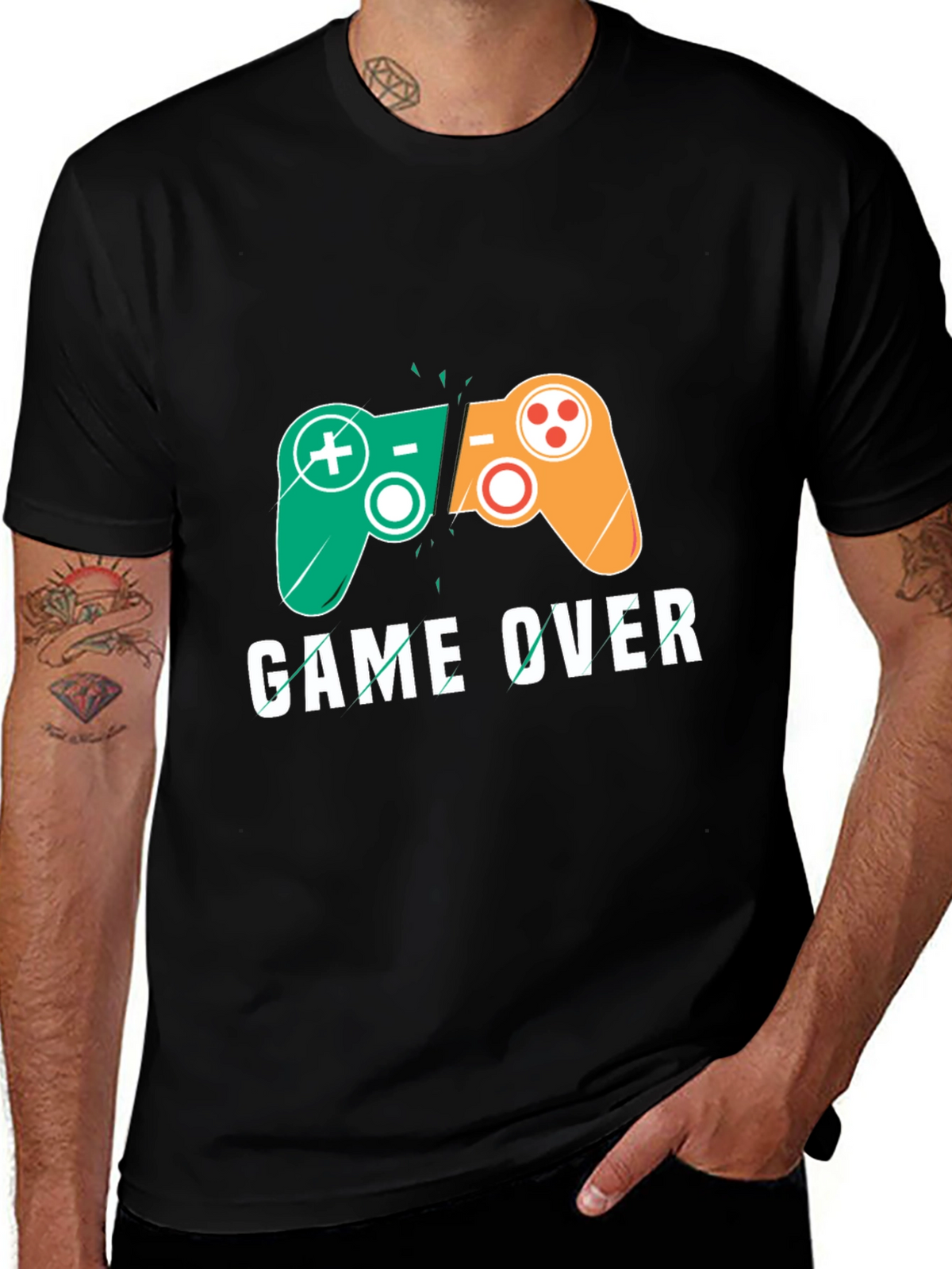 Game Over Graphic Tee - Gamer Style