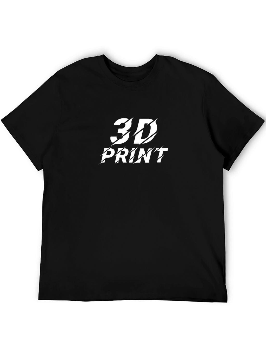 3D Print Black Graphic Tee