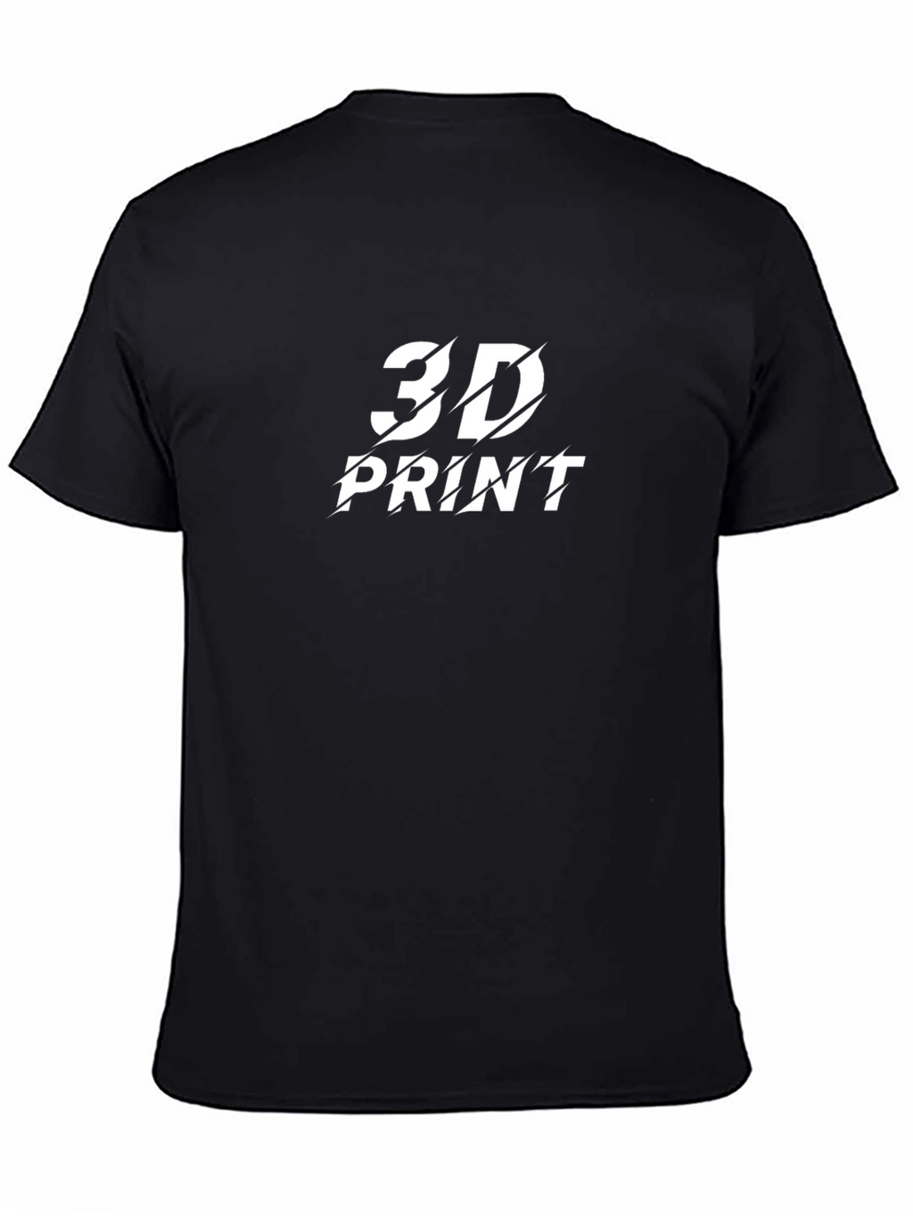 3D Print Black Graphic Tee
