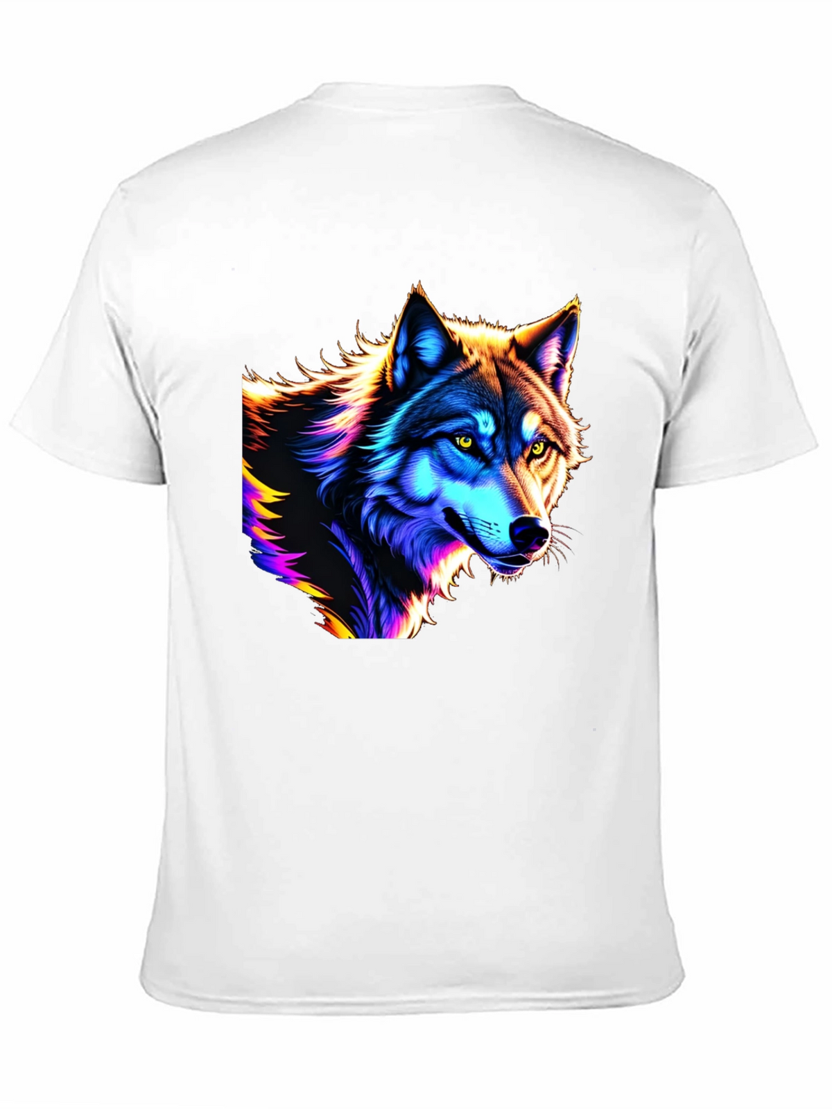 Neon Wolf Graphic T-Shirt