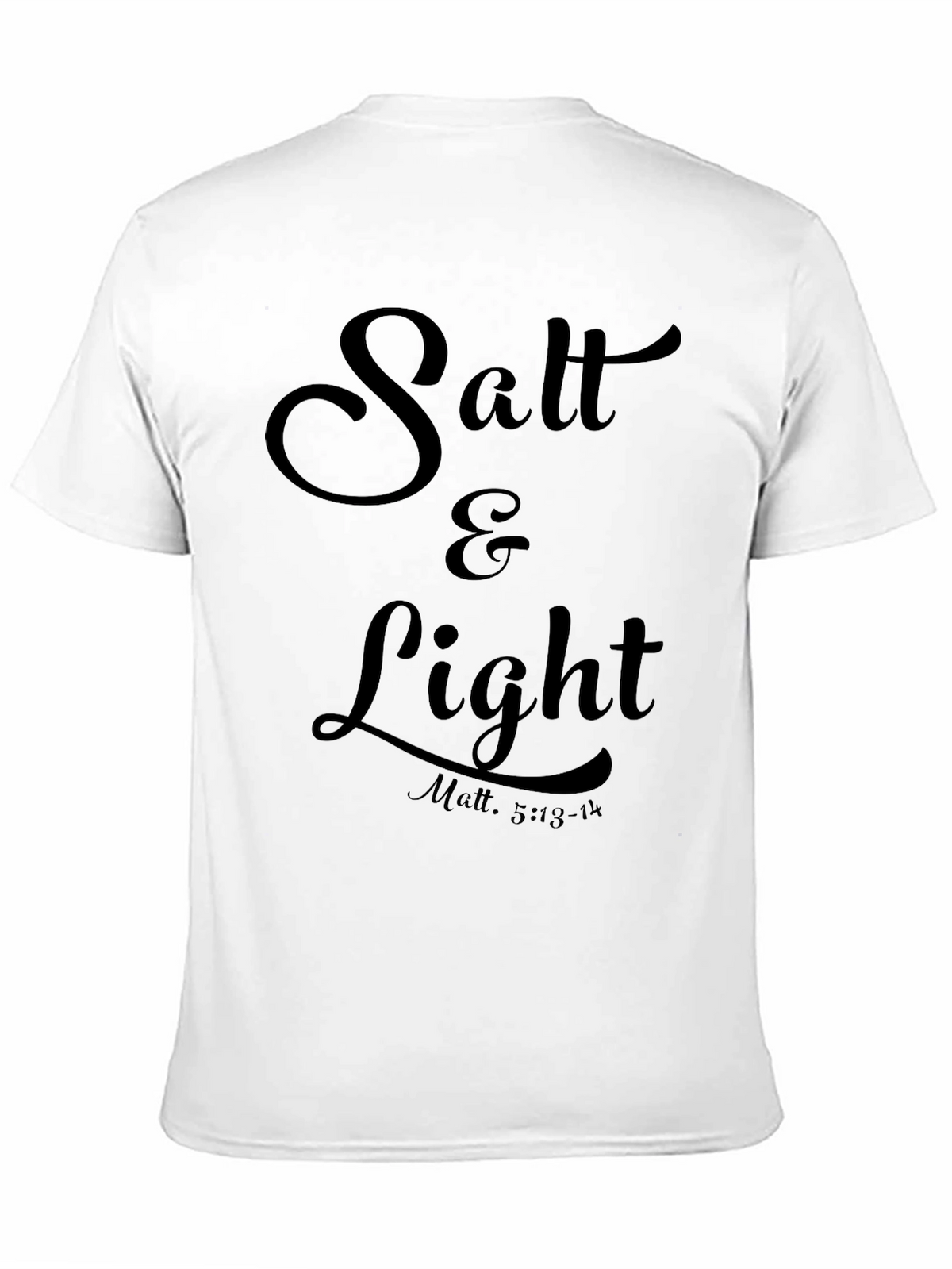 Salt & Light Christian T-Shirt - Matte 5:13-14