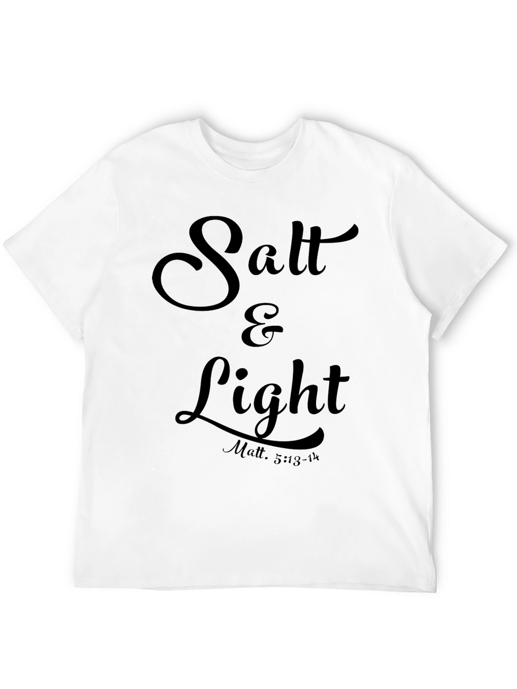 Salt & Light Christian T-Shirt - Matte 5:13-14