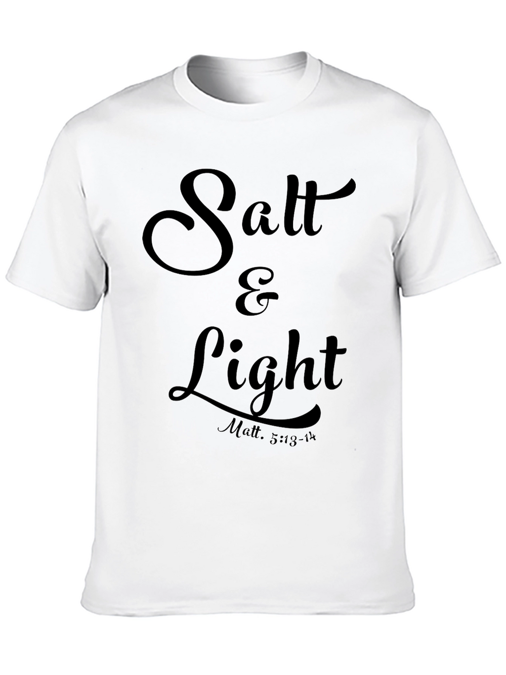 Salt & Light Christian T-Shirt - Matte 5:13-14